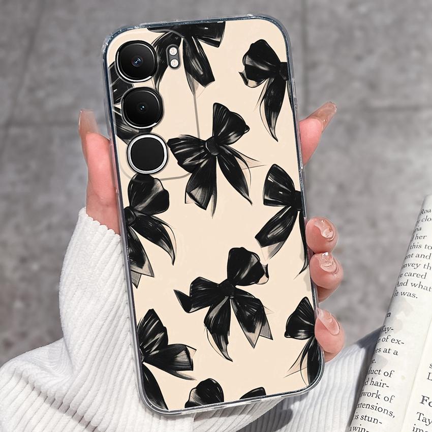 Cute Casing For Vivo Y19s Y19 Y17s Y17 Y16 Y15 Y13 Y12 Y11 Phone Covers Cute Penguin Frog Housing Clear TPU Non Slip Silicone Soft Shell For Vivo Case