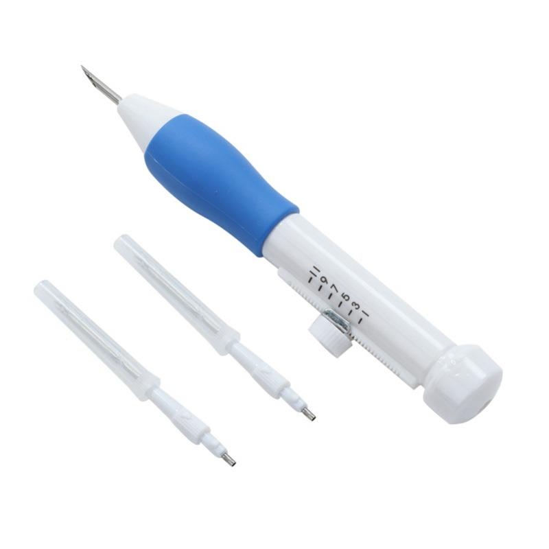 

DIY Punch Needle Embroidery Kit Complete Set with Embroidery Pen, Threader, Sewing, Stitching Tools for Crafts and Home Projects