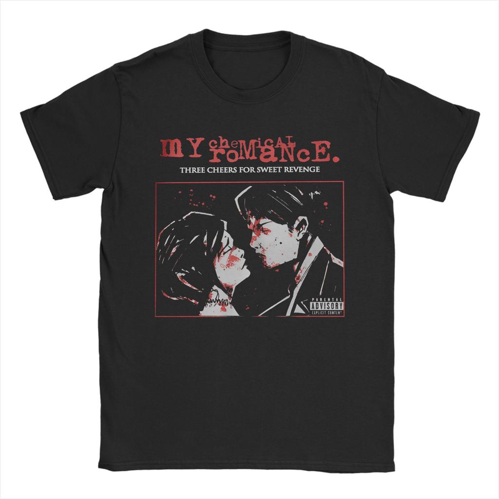 My Chemical Rounisexce Unisex Unisex T Shirts Vintage Punk Emo Rock Band Vintage Tees Short Sleeve TShirt 100 Cotton Summer Clothes