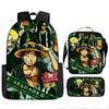 ONE PIECE Luffy one piece schoolbag Sauron backpack student Nautical king backpack satchel pencil case set