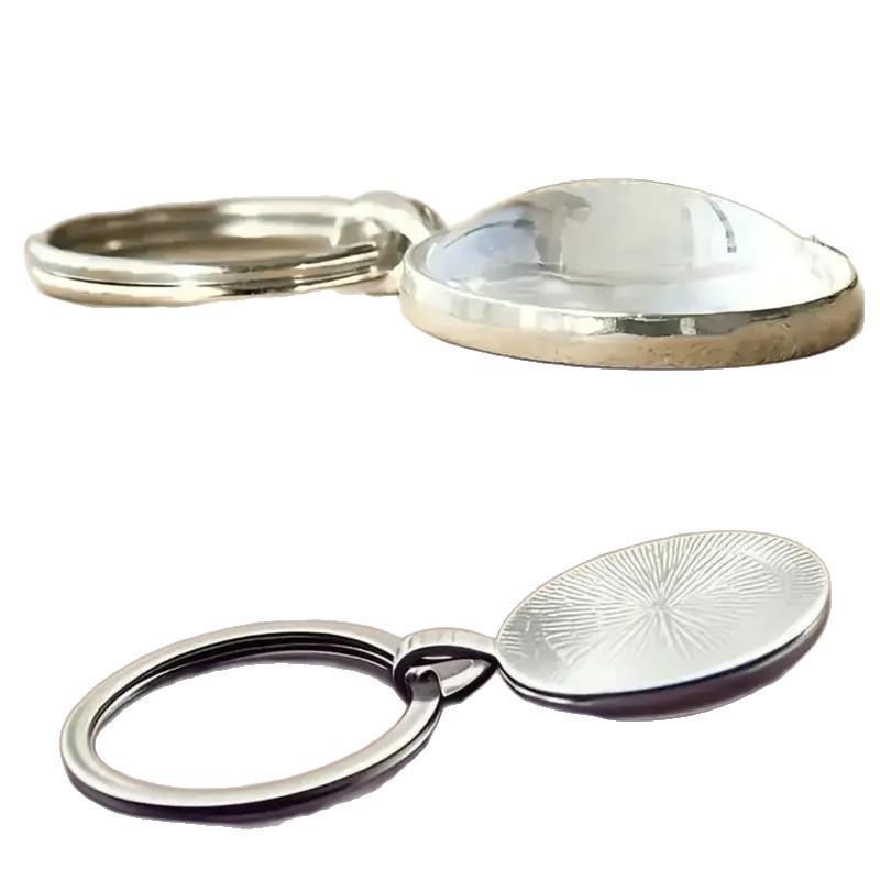 Modelegering Rund Nyckelring Jubileumspresent Tillbehör