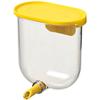 Bebedouro Automático para Pássaros Pin-Touch Sem Gotejamento Grande Capacidade 330ml Pele de Tigre Papagaio Myna Alimentador de Água Gaiola de Pássaro Suprimentos para Pendurar