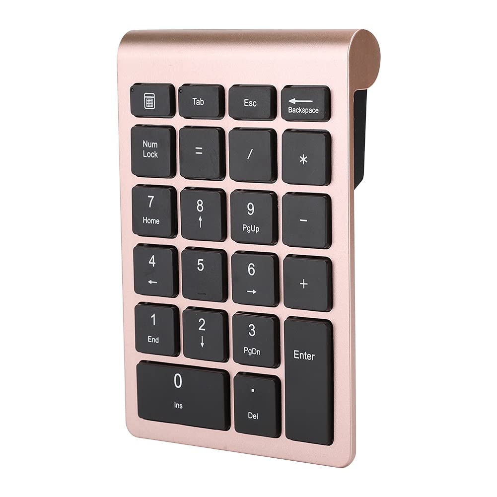 RF304 22-Key Numeric Keypad, USB 2.4G Wireless Mini Keyboard with Receiver, Scissor-Foot Keycap Design, Fast Rebound Speed, Low Latency, Ergonomic