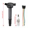 Artudatech 6 Ignition Coils+Connectors+Spark Plug UF487 90919-02251 For Toyota Sienna 3.5L