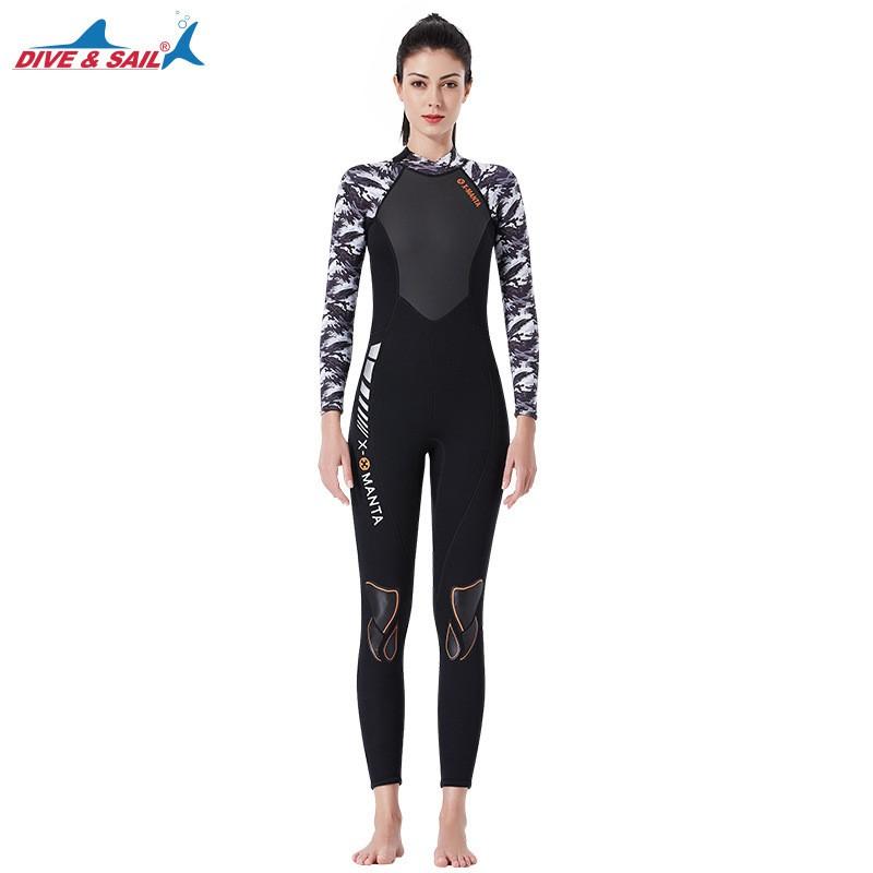 3mm Full Body Wetsuit Men Women Diving Snorkeling Surfing Swimming Thermal Protection Winter Summer