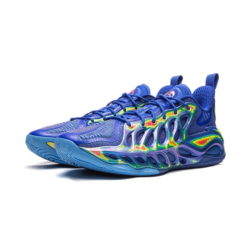 Li Ning BadFive Chase Hunt 2 Low top Basketball Shoes Men's Bright Blue ABFW013-8