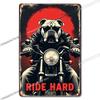 Vintage Cute Dog Themed Metal Tin Sign Retro Funny Puppy Wall Art Decor for Home Pet Shop Man Cave Rustic Iron Painting Plaque