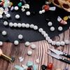 10/20/40 jewelry decorative beads, 10mm sparkling crystal clay beads disco ball clay round beads loose, used for making DIY bracelets and necklaces