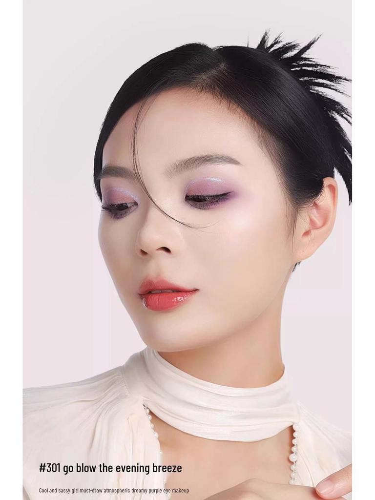 Shedella Dreamy 10-Color Eyeshadow Palette: Blue, Black Glitter, Green Ripple Shades