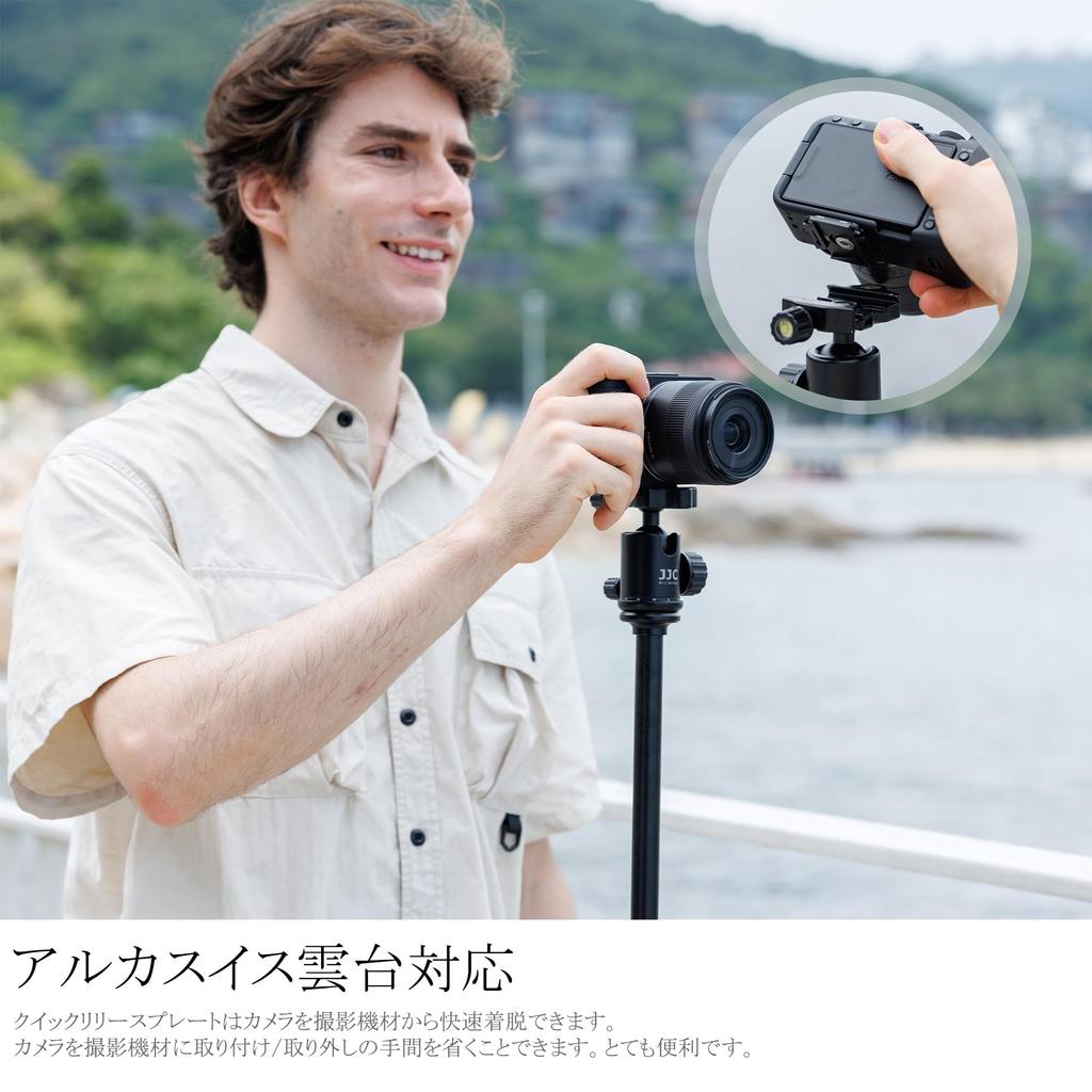 JJC Rychloupínací držák pro fotoaparát pro Peak Design Capture V3 Silikonový popruh Hliníková slitina Odolný Rychlý Držák pro fotoaparát Destička Destička, Arca-Swiss
