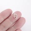 My Shape 5 Pcs Anatomical Heart Charms for DIY Necklace Bracelet Stainless Steel Human Heart Pendants for Jewelry Making Gifts