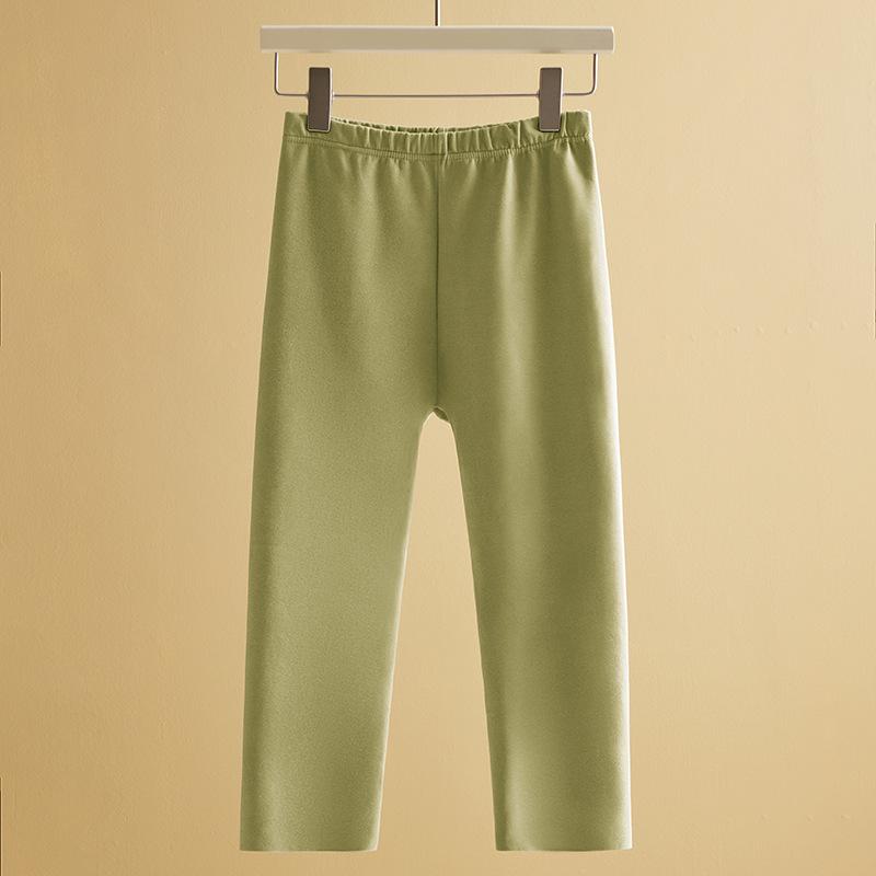 Women's High-Waist Velvet Fleece-Lined Thermal Pants - Seamless, Anti-Static, Cold-Proof Autumn Base Layer