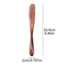 Phoebe Wood Butter Spreader Japanese Style Flat Thin Blade for Jam Cheese Toast Smooth Polished Handle Kitchen Gift Rustic 1