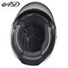 AD Carbon Fiber Three-Quarter Motorcycle Helmet - All-Season Safety for Scooter & Cruiser Riders