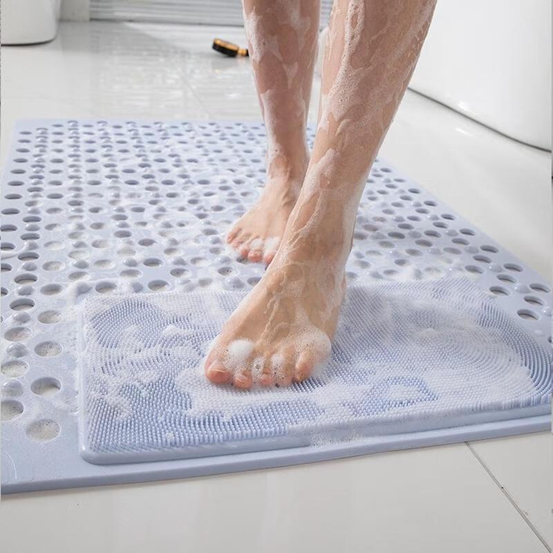 Non-Slip Massage Shower Mat with Drainage Holes