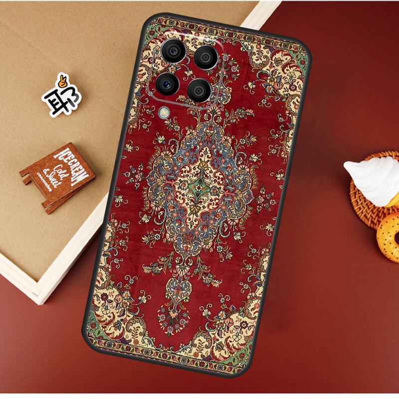 

Persian carpet Floral pattern Case For Samsung Galaxy M16 M36 M56 M06 M52 M32 M12 M54 M34 M14 M35 M55 M15 M11 M31 M13 M53 Samsung M32 4G