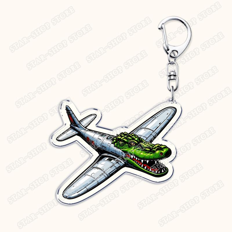 Italian Brainrot Animals Meme Keychains for Accessories Tralalero Tralala Tung Tung Tung Sahur Brr Brr Patapim Keyring Fans Gift