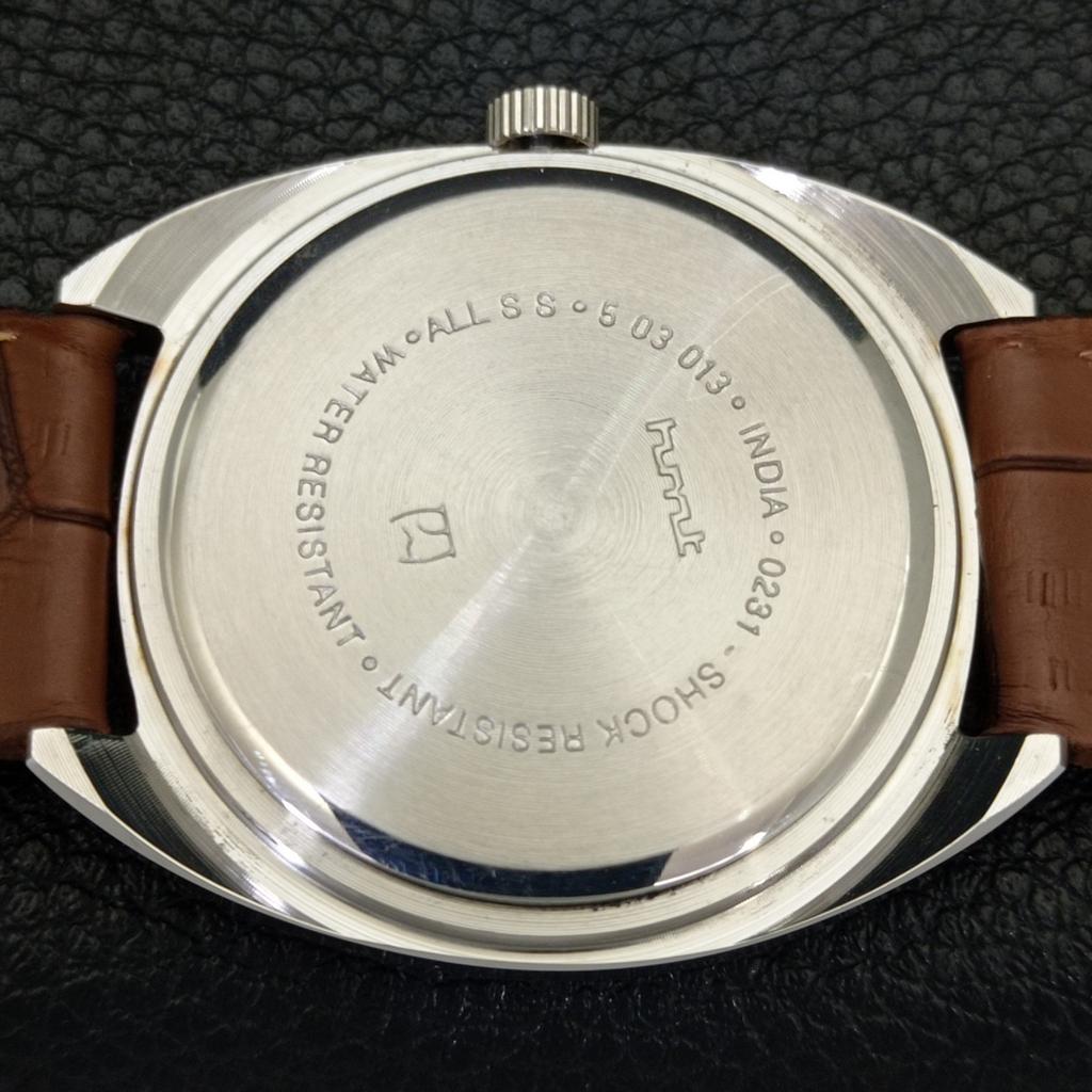 HAND-WINDING VINTAGE HMT KOHINOOR INDIAN MENS PINK COLOR DIAL WATCH A440994-4