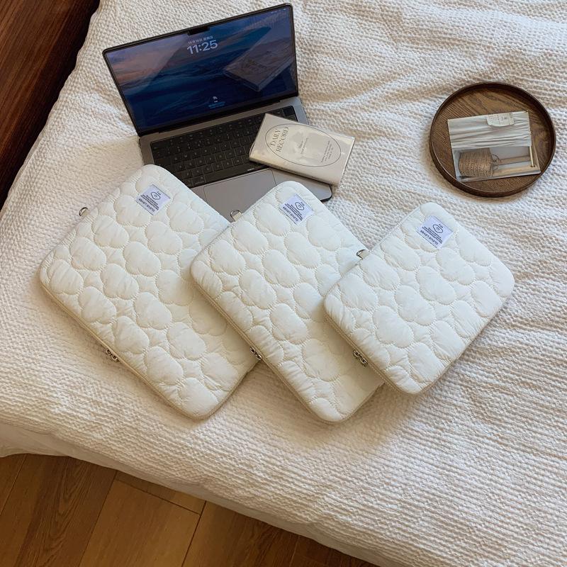 

11 Korean Cloud iPad Bag & 15 Laptop Sleeve - Lightweight & High-end 11-inch грязно-белый