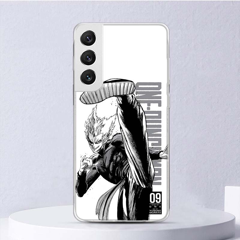 One P-Punch-Man Garou Soft Case For Samsung Galaxy S25 S24 S23 S22 Ultra Phone Cover S21 S20 FE S10 Plus S10E S25U Funda Coque