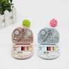 Mini Portable Sewing Kit for Travel, 48PCS Sewing Supplies with Threads, Needles, Buttons, Thimble & Measuring Tape, Compact