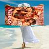 Personalized customized proof beach towel with (G)I-DLE pattern - soft, absorbent, quick-drying, perfect swimming, camping&bathing