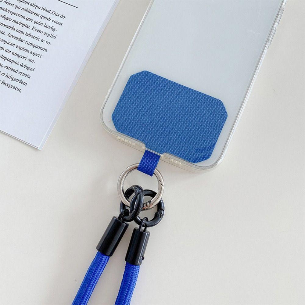 Oxford Cloth Mobile Phone Lanyard Clip Patch Metal Lanyard Metal Clasp Fixed Card  Mobile Phone