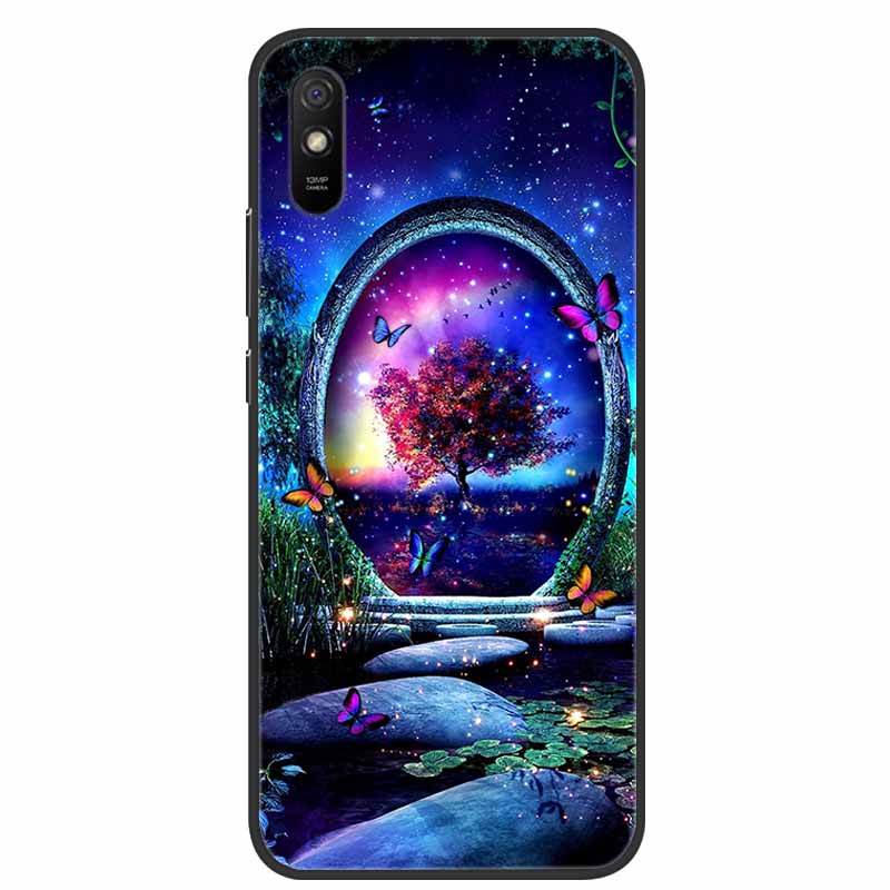For Xiaomi Redmi 9A Case Redmi 9AT Shockproof Soft Silicone TPU Back Cover For Redmi 9i 9A Sport Phone Cases 9AT Cute Cartoon
