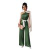 Women's Summer Jumpsuit Elegant Sexy Sleeveless Bodysuit Casual Wide Leg Pants