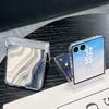Colorful Marble Case For Samsung Z Flip 8 7 6 5 4 Magnetic For Magsafe Clear PC Hard Folding Phone Cover For Galaxy Z Flip8 Flip7 Flip6
