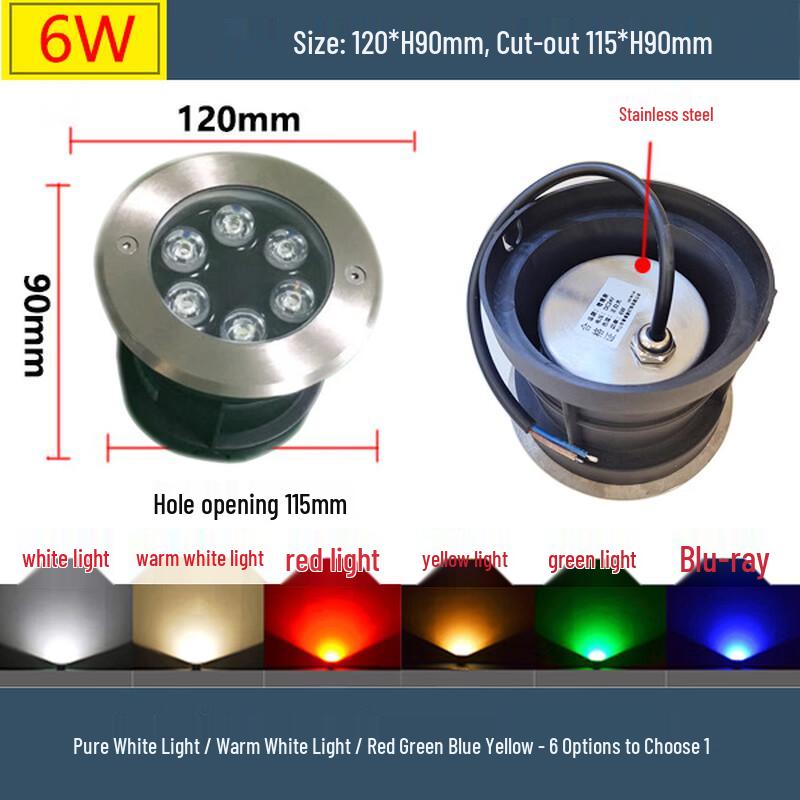Nufeng 18W RGB LED Underwater Light