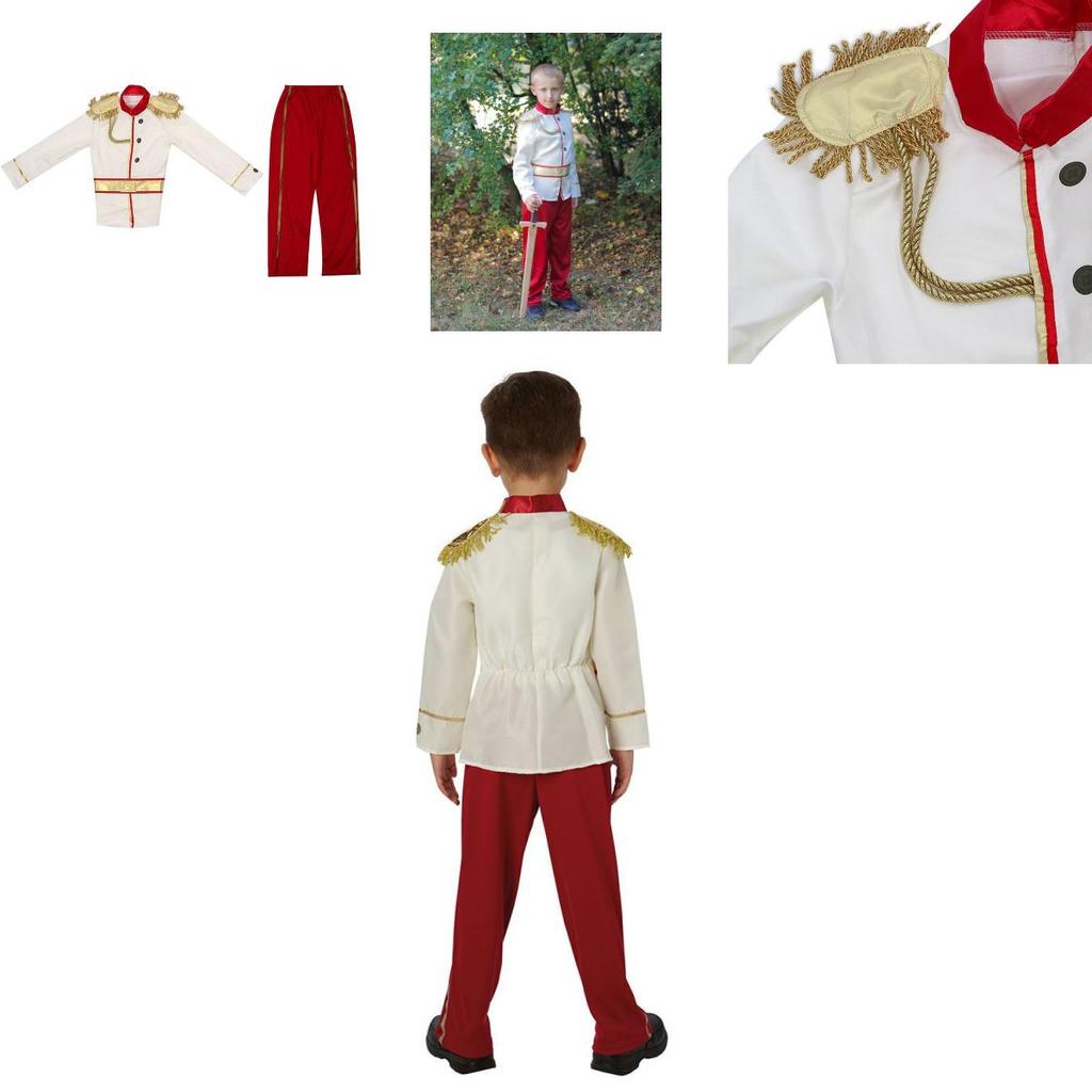 Luxurious Prince Charming Anime Costume For Children Perfect For Christmas And Parties