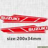 AAGJ1 Decalcomania in Vinile Adesivo Logo Suzuki Adesivi Moto Kit Riflettente per Casco