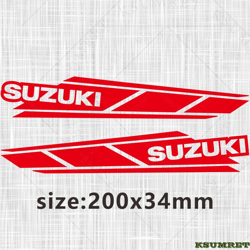 AAGJ1 Decalcomania in Vinile Adesivo Logo Suzuki Adesivi Moto Kit Riflettente per Casco