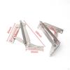 2x 80 Degree Foldable Lifting Brackets Cabinet Hinge Self Locking Durable Multipurpose Folding Bed
