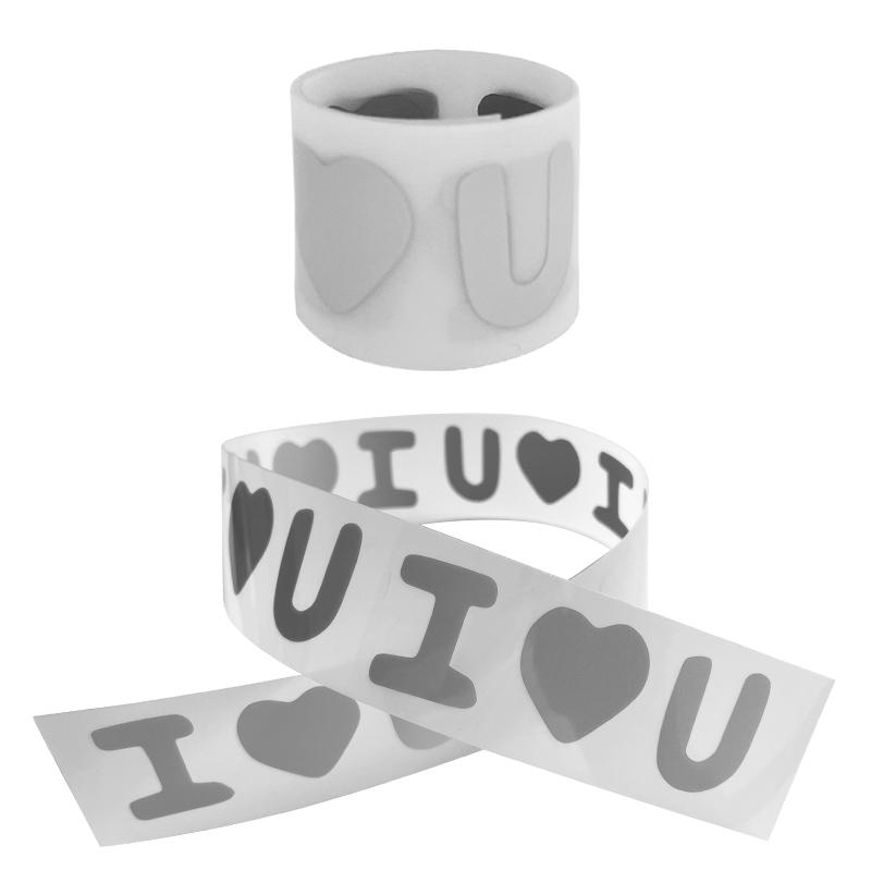 Buchstaben Reflektierendes Band Aufbügelsticker Hochsichtbare Vinylfolie Aufnäher DIY Heißpresse Applikationen Parches Ropa Silber Hitzetransfer