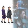 Wednesday Addams Familie Cosplay Kostüm Mit Polyesterstoff Für Halloween Und Rollenspiel