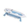 Collapsible Baby Bathtub Foldable Toddler Bath Cushioh Pad Lying Bathing Tub Home Use With Dinosaur Cushion T Shaped