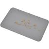 Basics Waterproof Non-Slip Mat Silicone Pet Food Water Bowl Gray 4729cm Plain