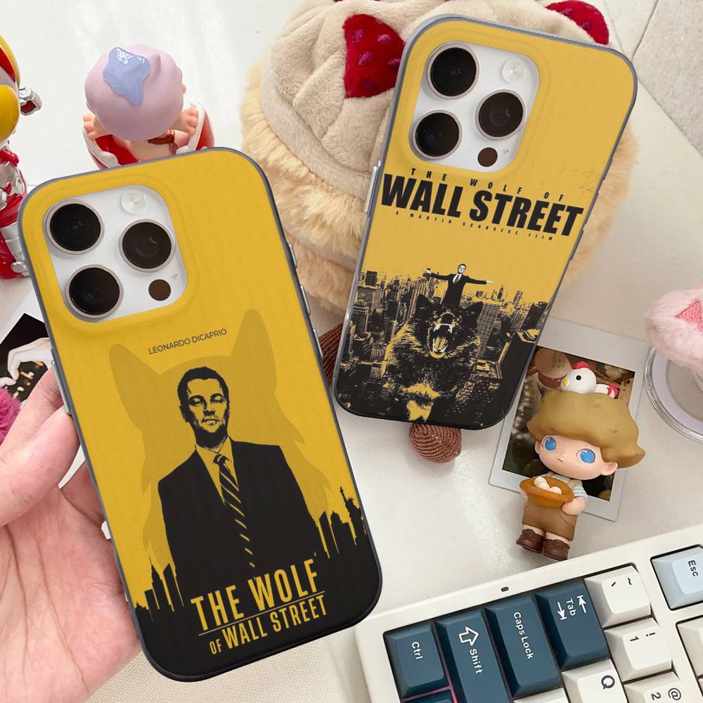 TV The W-Wolf Of W-Wall S-Street Soft Corrugated Phone Case For IPhone 11 12 13 14 15 16 17 Pro Max Plus Pro Shockproof Cover
