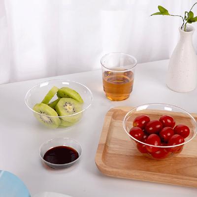 25PCS/Pack 300ml Plastic Round Bowl Portable Multi Purpose Kitchen Bowls For Home Kitchen