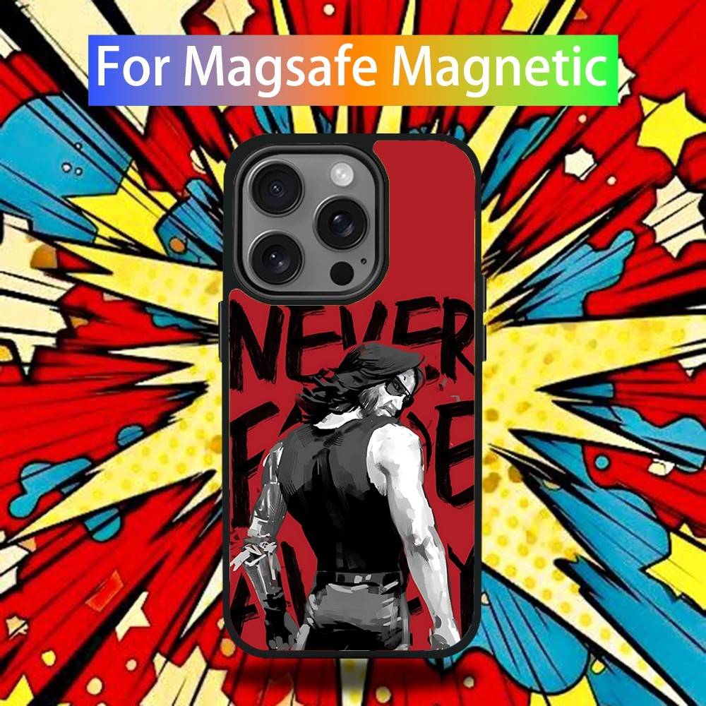 

C-Cyberpunk J-Johnny Silverhand Phone Case For iPhone 17,16,15,14,13,12,11,Pro,Max,Plus,Mini,SE4,E Magsafe Wireless Charging iPhone17