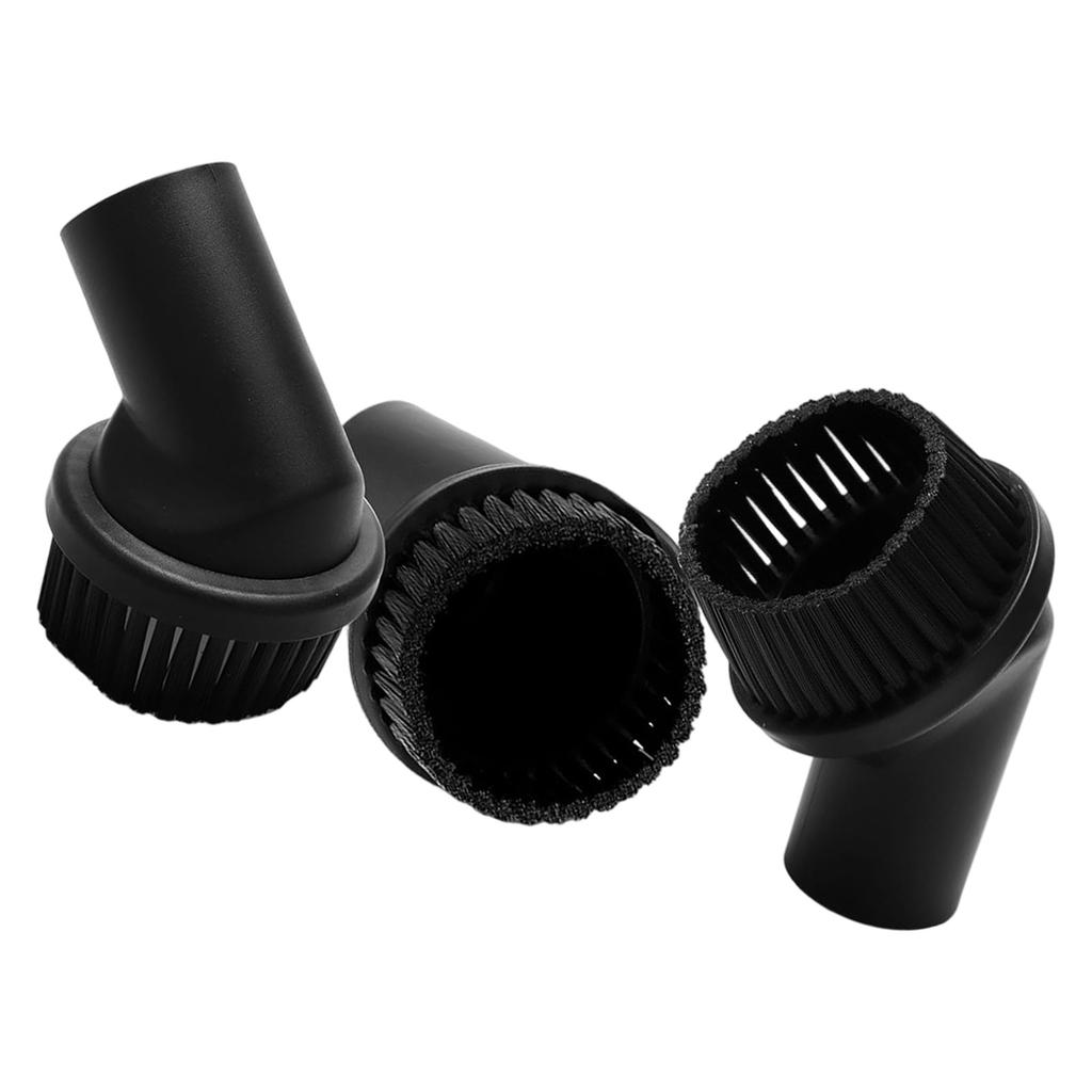 3 Pack Vacuum Accessory Set with Soft Hairs Brushes Fitting Vacuum Hose Accessory Plastic Furniture Cleaning Tool