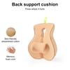 Back Support Cushion Memory Foam Lumbar Support Cushion Chair Back Support with Adjustable Slider for Office Chair Computer Desk Chair