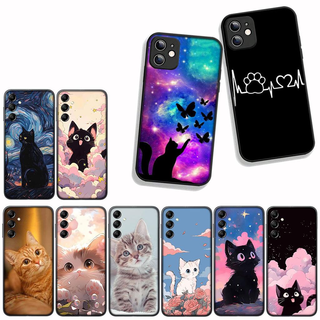 Cover for Motorola Moto Edge 50 30 Fusion 40 neo Ultra Pro G54 G24 G05 G35 G55 G64 G75 G84 G85 Case Kitten Cat Meow Wallpaper
