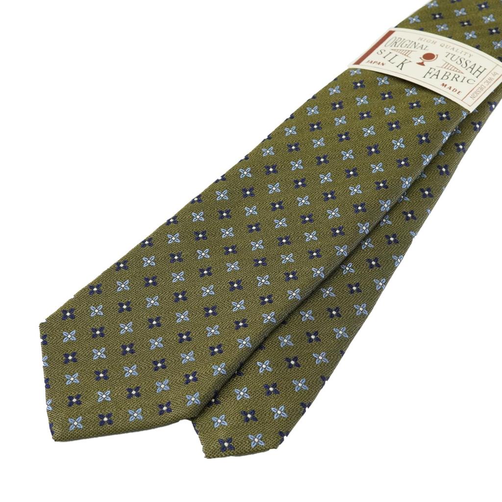 [WIC DESIGN  TUSSAH SILK (Tussah Silk) Small Pattern Tie]