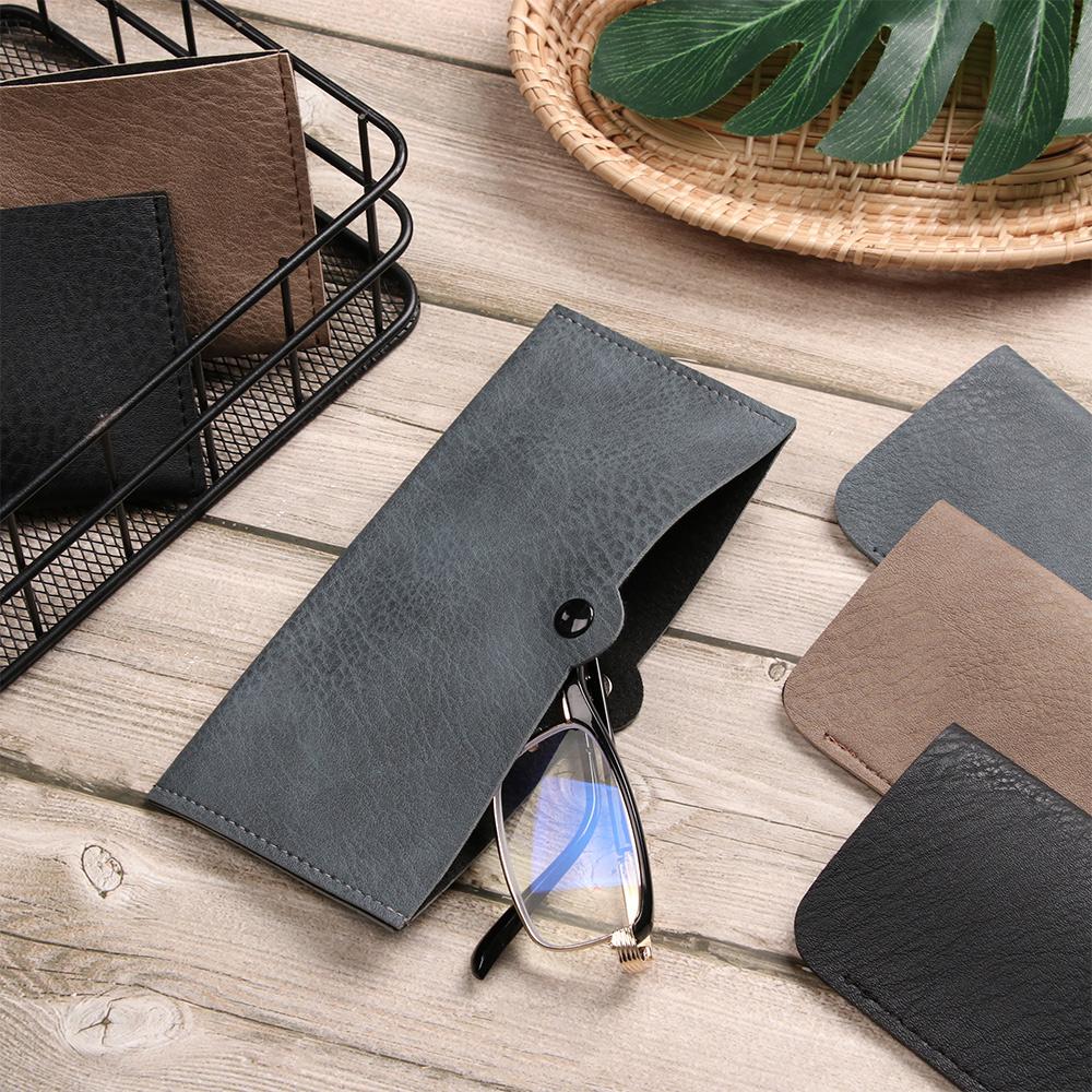 Sunglasses Soft PU Leather Eyewear Protector Glasses Case Reading Glasses Pouch Eyeglasses Sleeve