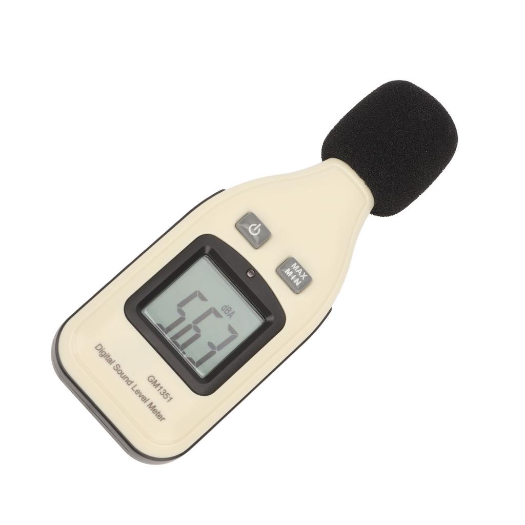 Decibel Meter 30 to 130 DB Range 0.1dB Accuracy Backlit LCD Portable Sound Level Meter