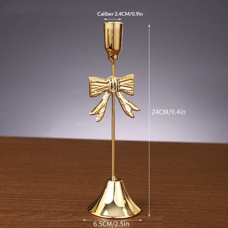 Candlestick Holders Kit Brass Gold Candlestick Set Candle Holders Decorative Candlestick Stand For Wedding Party Dinning