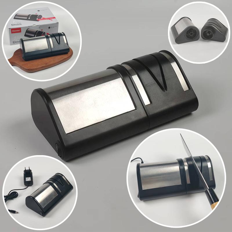Kitchen Electric Knife Sharpener Multifunctional Automatic Professional 2 Gears Electric Knife Sharpener Kitchen Accessories